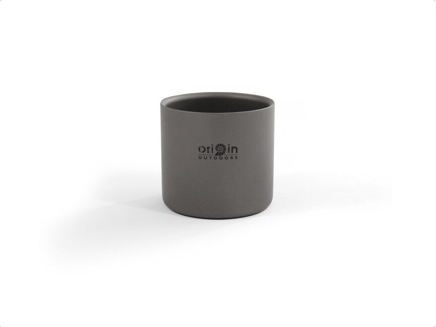 Origin Outdoors termocană din titan pentru espresso, 120 ml