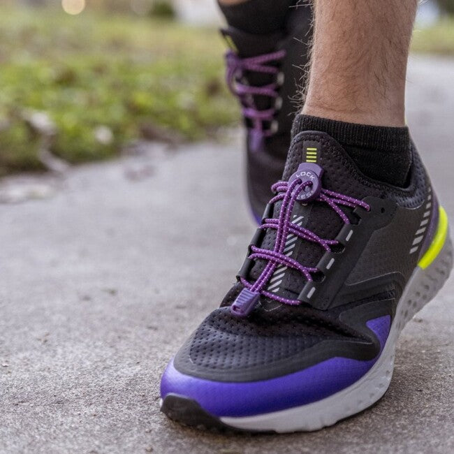 Lock Laces șireturi pentru pantofi, violet