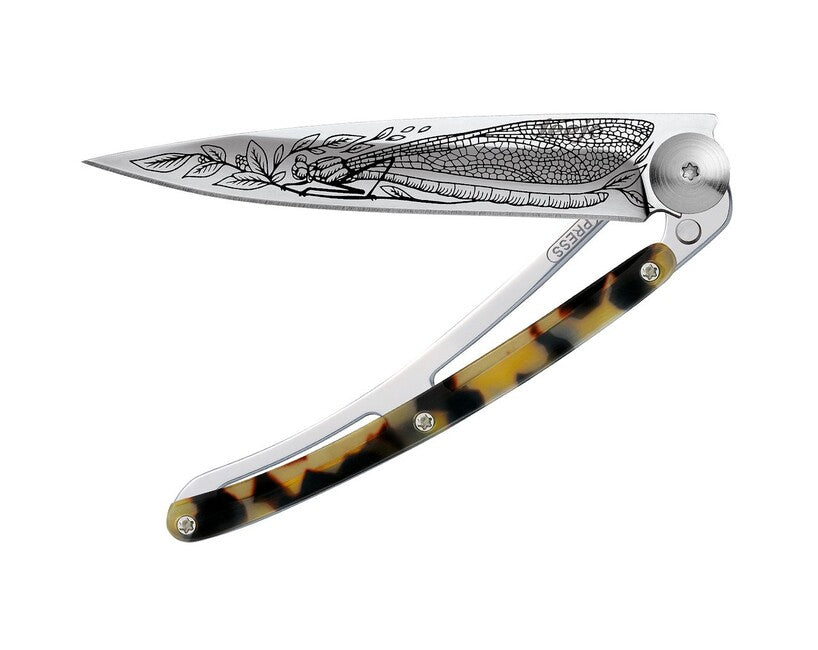 Deejo Tattoo Turtle briceag Dragonfly, mirror turtle shell