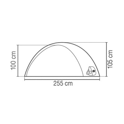Coleman Darwin cort pentru 2 persoane
