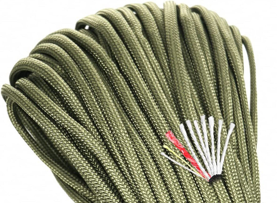 Origin Outdoors Lighter Paracord 4in1 30 m, oliv