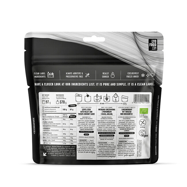 LYOfood DAL lentile, 370g