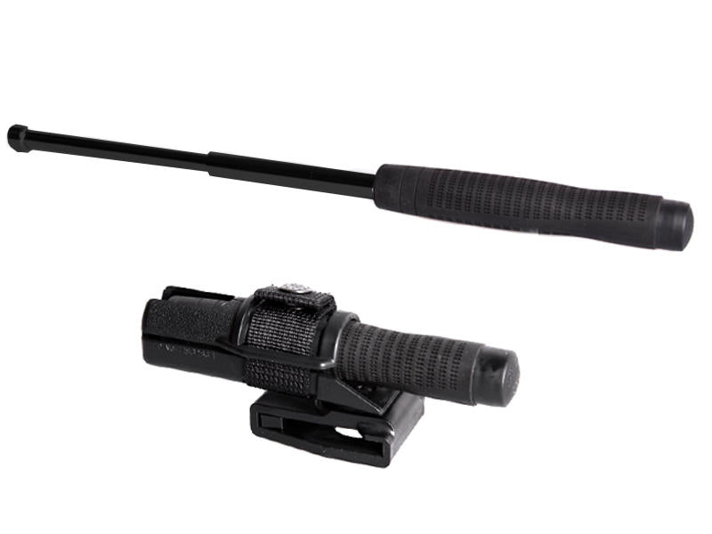 ESP baston 21" 53cm călit mâner ergonomic telescopic, negru
