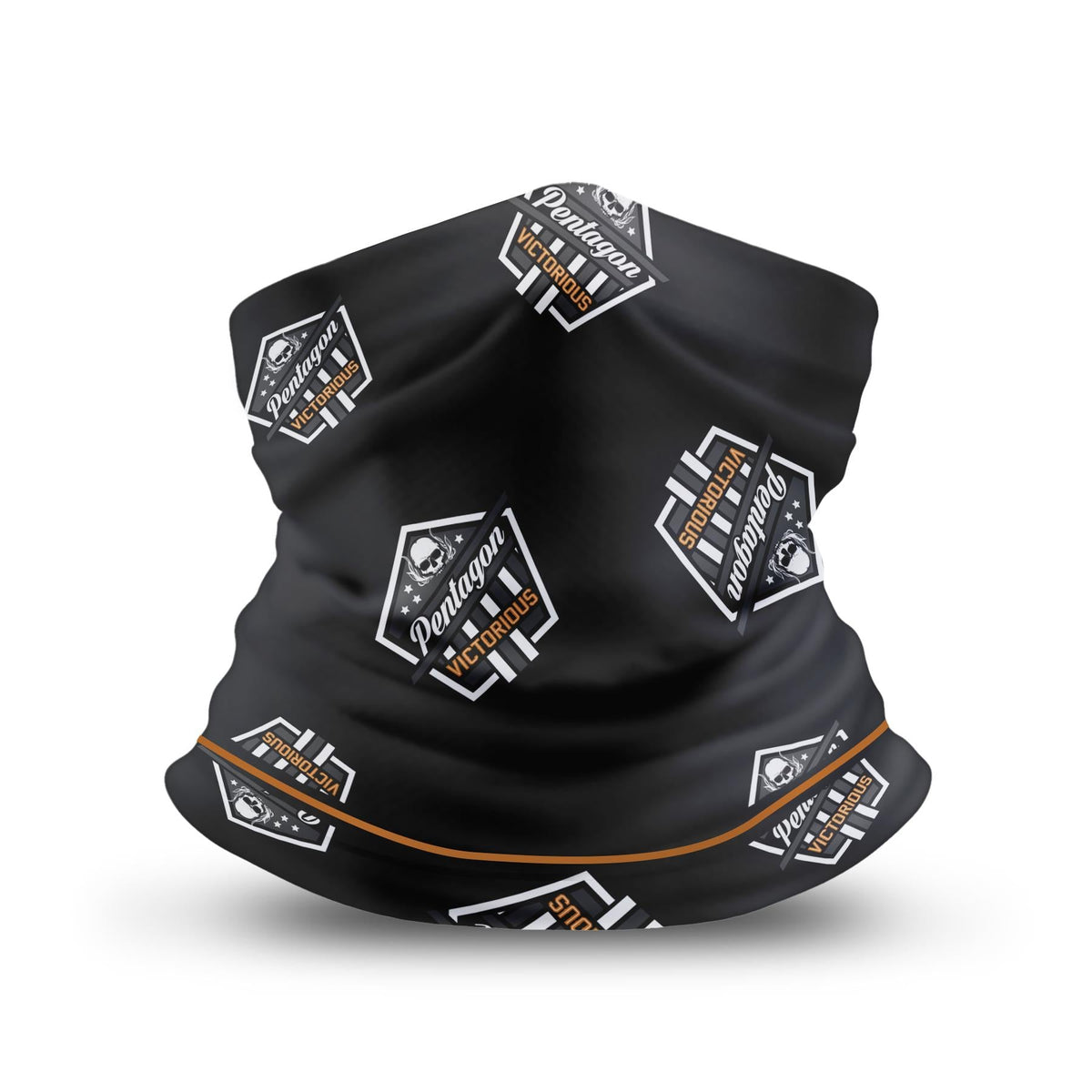 Pentagon Victorious fular tubular, negru