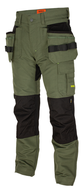 BENNON EREBOS pantaloni de lucru, verzi/negri