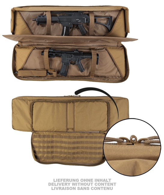 Mil-Tec husă combinată pentru armă lungă și scurtă, coyote