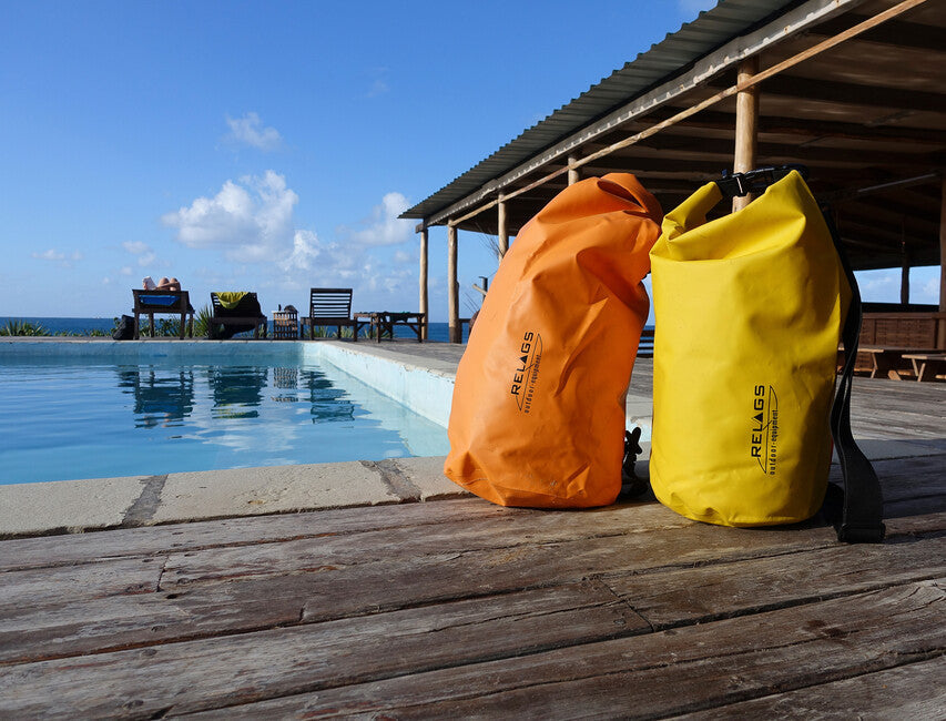 BasicNature 500D rucsac impermeabil 20 l, portocaliu