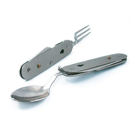 Coghlans Camper's Knife set compact de tacâmuri pliabile