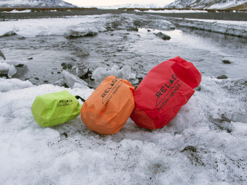 BasicNature 210T rucsac ușor impermeabil, 10 L, roșu
