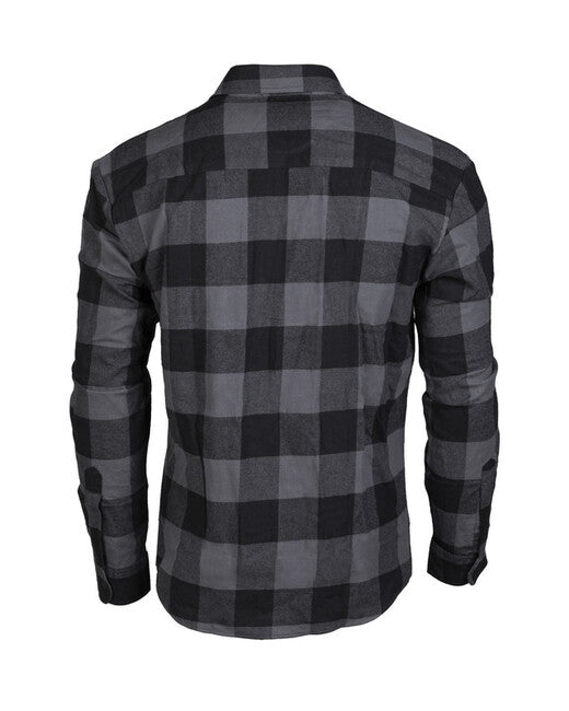Mil-Tec cămașă flanelă UȘOARĂ, neagră/gri