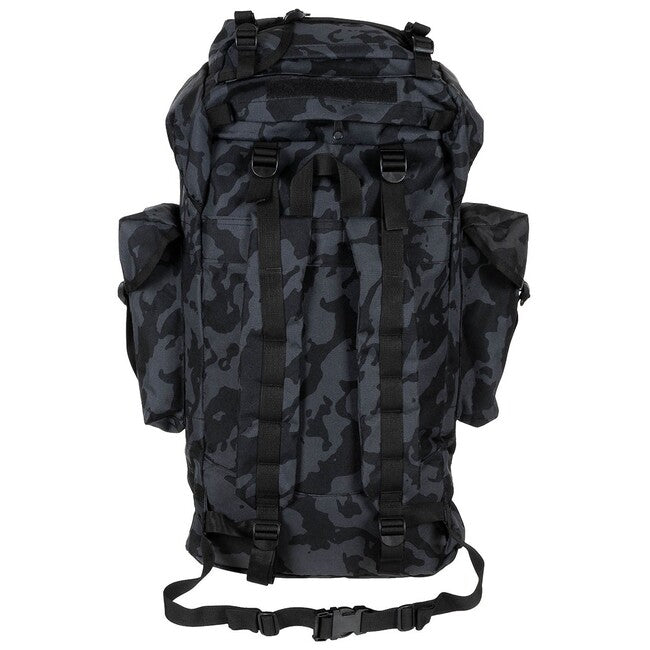 MFH rucsac MOLLE 65L, tijă de aluminiu, night-camo