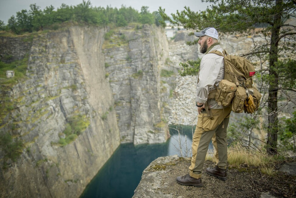 Helikon-Tex HYBRID OUTBACK pantaloni Dura Canvas DuraCanvas, Coyote