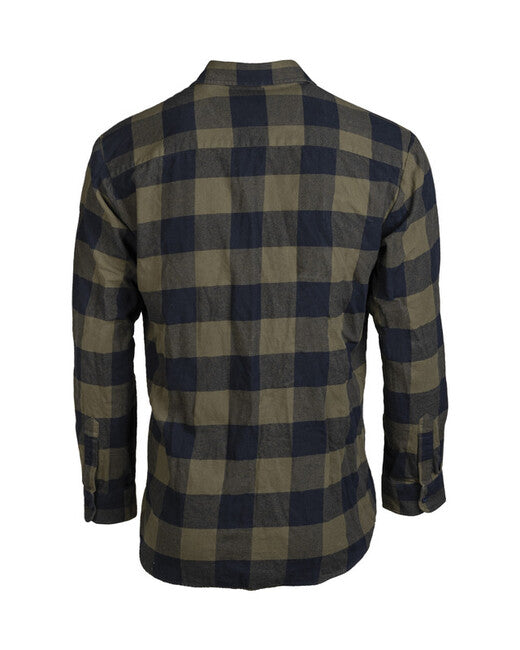 Mil-Tec cămașă flanelă UȘOARĂ, neagră/oliv