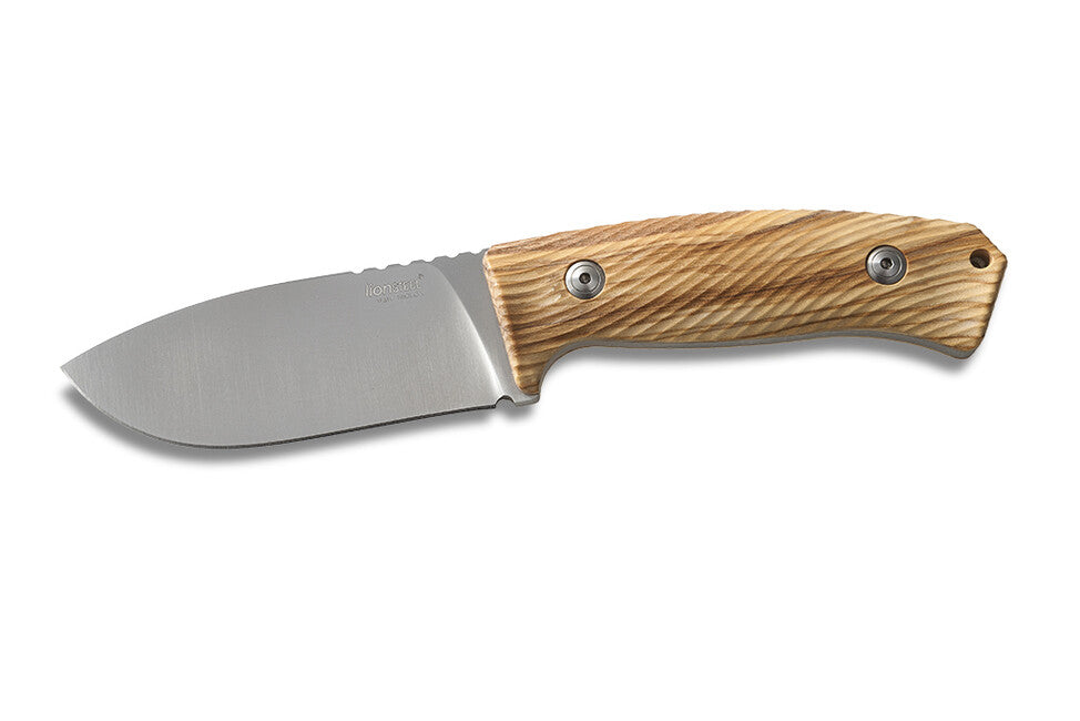 Lionsteel M3 UL pumnal de vânătoare cu mâner din lemn de măslin