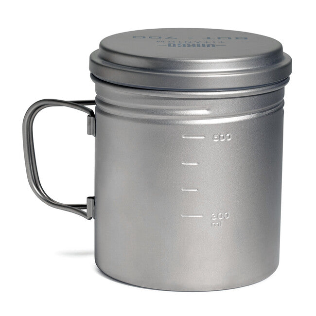 Vargo BOT sticlă din titan oală 0,7 l