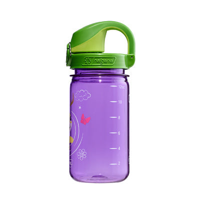 Nalgene Grip-n-Gulp Sustain sticlă de apă pentru copii 0,35 L, purple jackalope