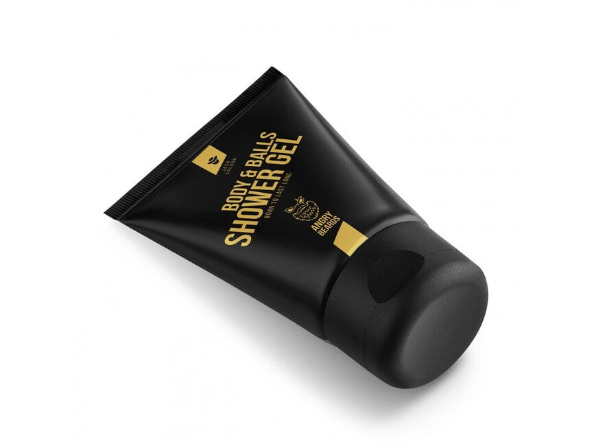 Angry Beards Jack Saloon gel de duș pentru corp și testicule, 50 ml