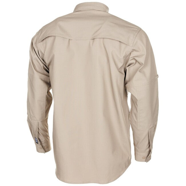 MFH Professional Attack tricou cu mânecă lungă tratat cu teflon, khaki
