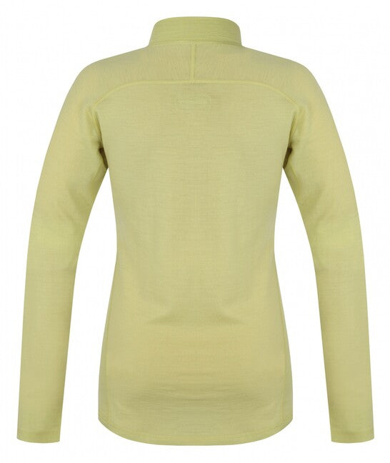 HUSKY Merow Zip tricou termic cu fermoar pentru femei L, verde deschis