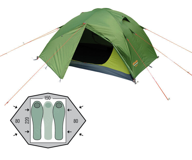 Pinguin Gemini 150 cort, verde