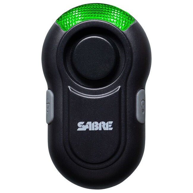 SABRE RED Clip-On alarmă personală LED 120db, negru