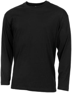 MFH tricou cu mânecă lungă americană, negru, 170 g/m²
