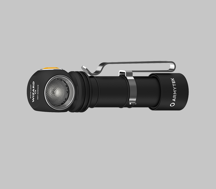 ArmyTek Wizard C2 Magnet lanternă frontală LED cu suport magnetic alimentare acumulator 1200 lm 4800 h 64 g, White