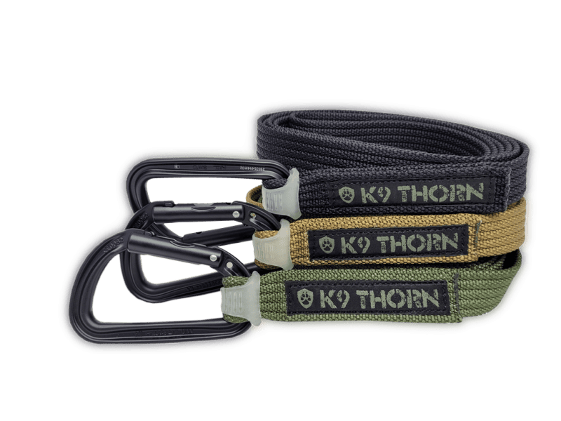 K9 Thorn lesă Express, neagră, 100 cm