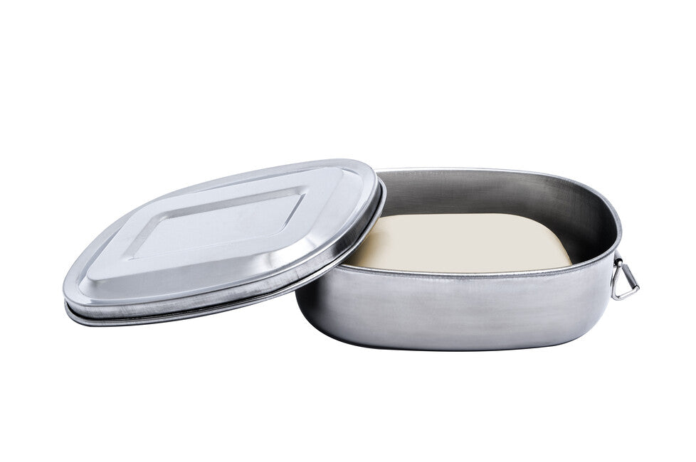 BasicNature recipient din oțel inoxidabil pentru săpun