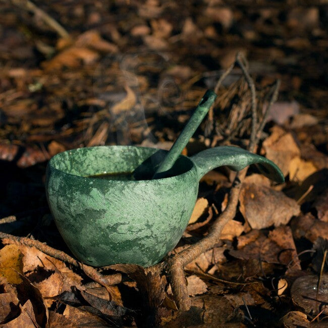 KUPILKA Classic Cup cană cu lingură 21, verde
