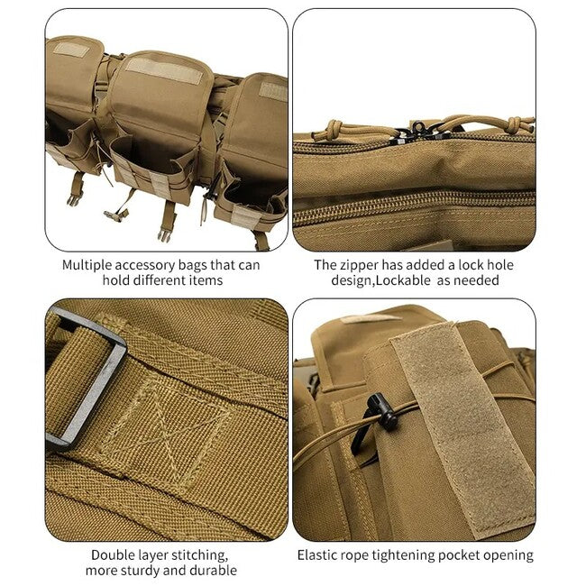 DRAGOWA Tactical Falcon geantă pentru armă, neagră
