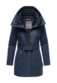 Navahoo Eishauch parka de iarnă pentru femei cu glugă, bleumarin