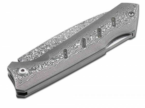 BÖKER® Damascus Dominator briceag 8,4 cm, damasc