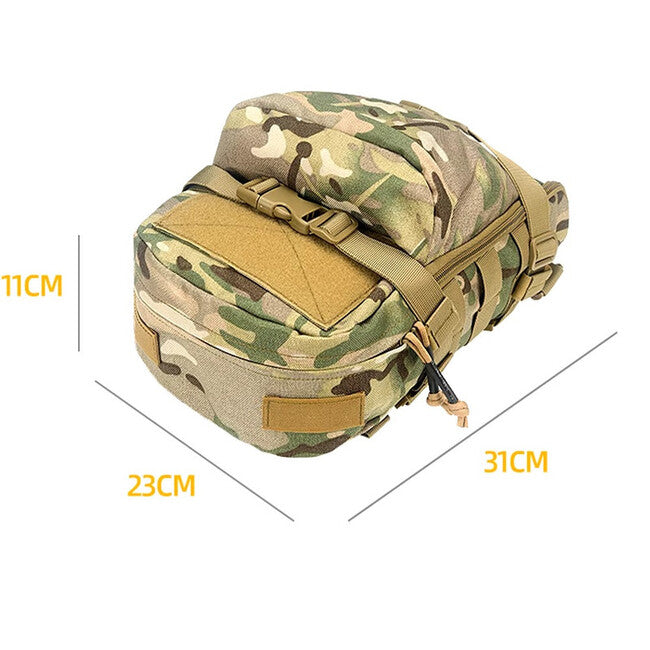 DRAGOWA Tactical Legion geantă tactică de apă pentru vestă tactică, CP black