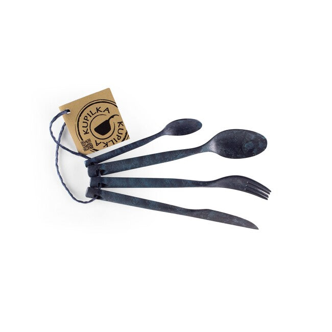 Kupilka Cutlery set tacâmuri cu ambalaj, albastru