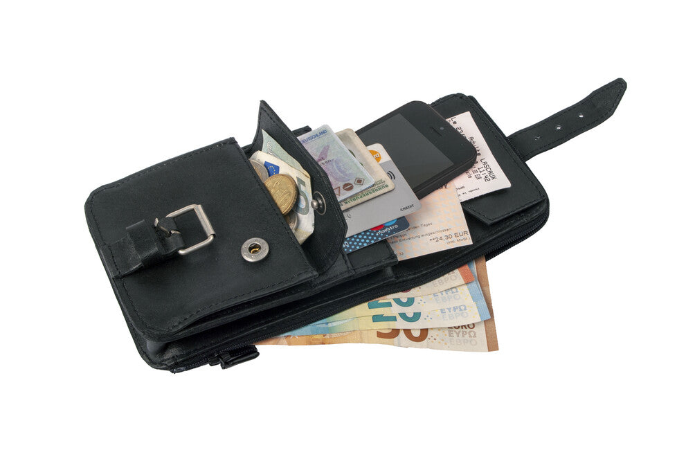 BasicNature Belt Safe geantă de centură, neagră