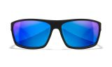 Wiley X Peak ochelari de soare Captivate Polarized, matte black, blue mirror