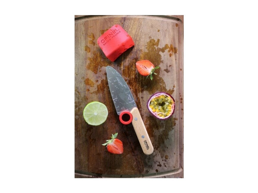 Opinel Le Petit Chef set pentru copii cuțit + protecție degete