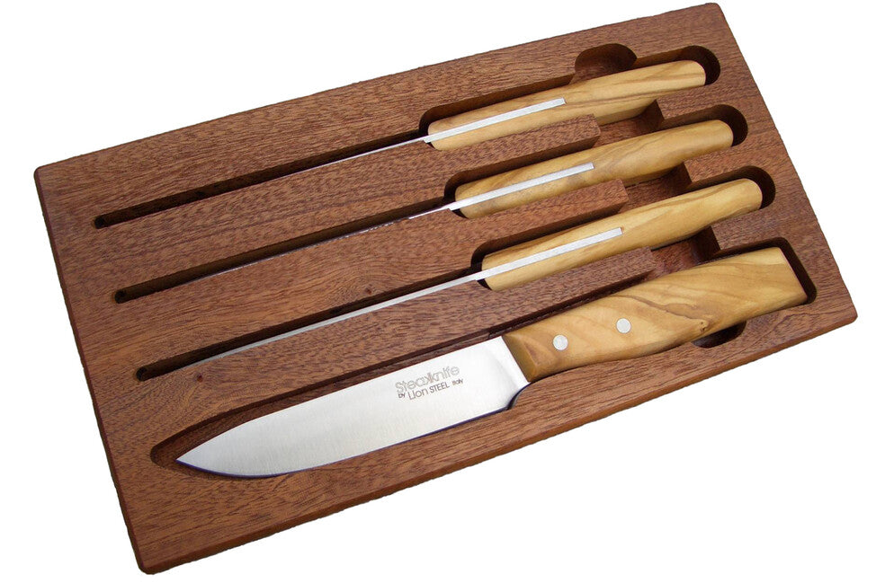 Lionsteel 9001S UL set cuțit 4 cuțite pentru friptură