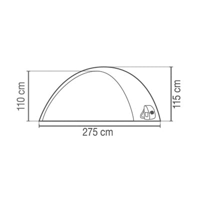 Coleman Darwin cort pentru 3 persoane
