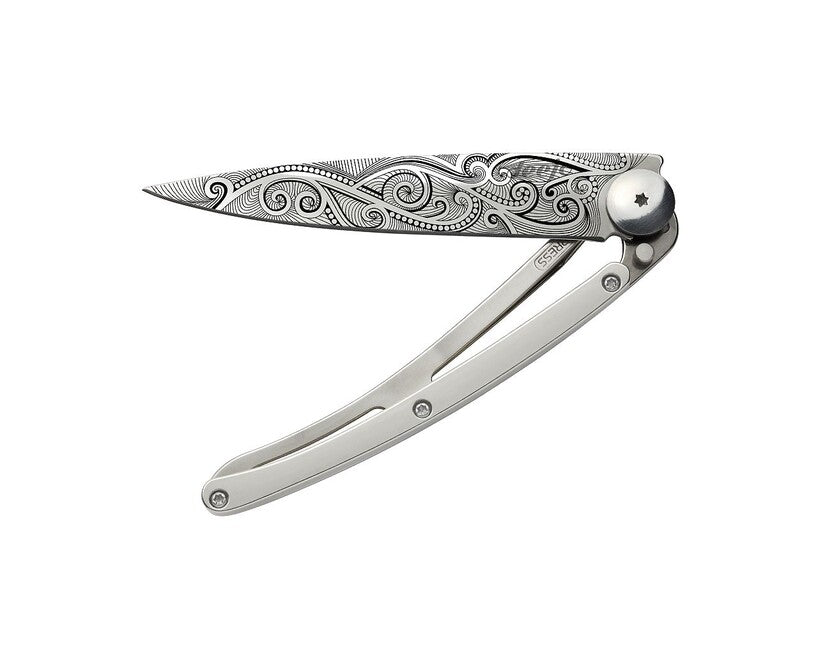 Deejo GOLD Tattoo briceag white Pacific