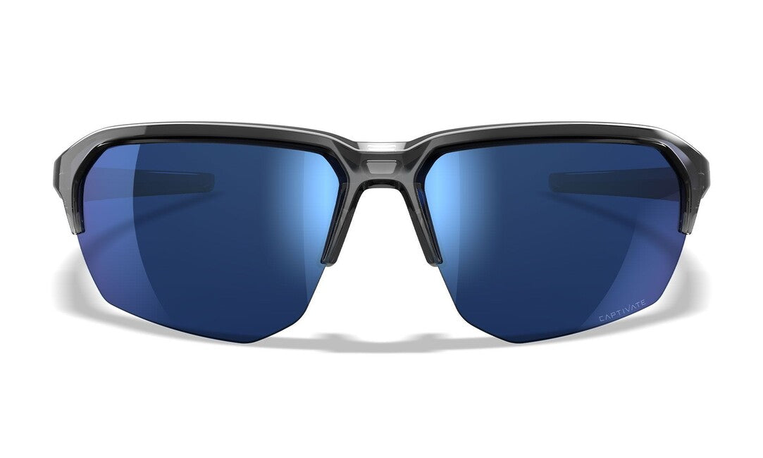 Wiley X Jakl ochelari de soare Captivate Polarized Blue Mirror/Gloss Crystal Grey