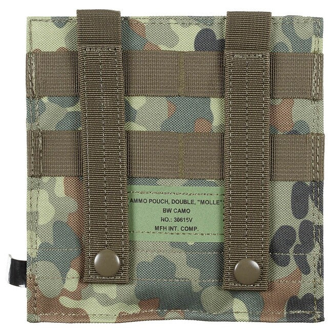 MFH geantă MOLLE dublă, BW camo