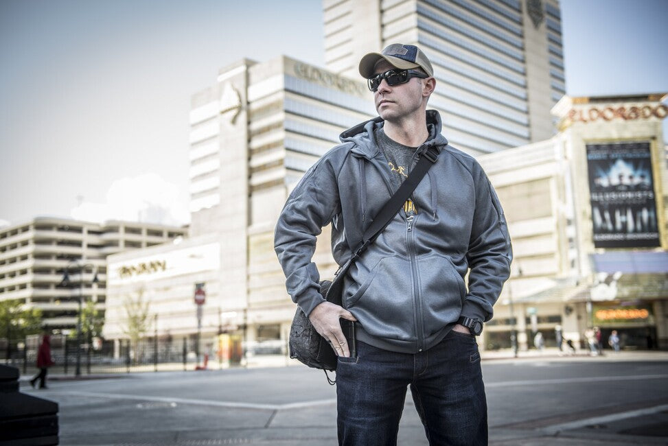 Helikon-Tex URBAN TACTICAL HOODIE hanorac (FullZip), negru