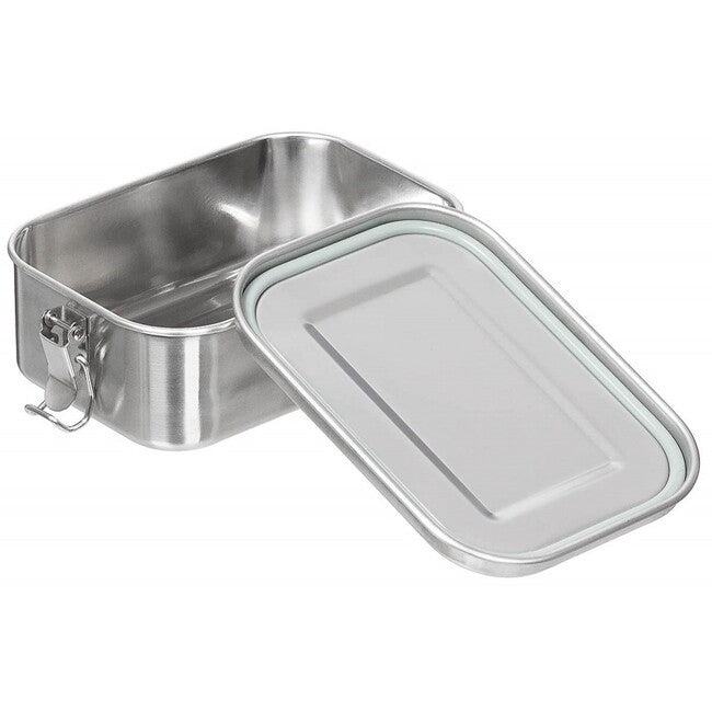 Fox Outdoor cutie premium pentru prânz, oțel inoxidabil, aprox. 16 x 11,5 x 6 cm