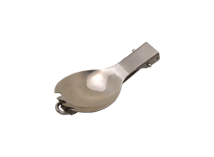 Baladeo PLR087 lingură pliabilă cu furculiță titan