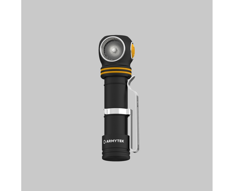 ArmyTek Elf C2 USB-C lanternă frontală cu LED lanternă de mână lumină albă caldă 1023 lm alimentare acumulator