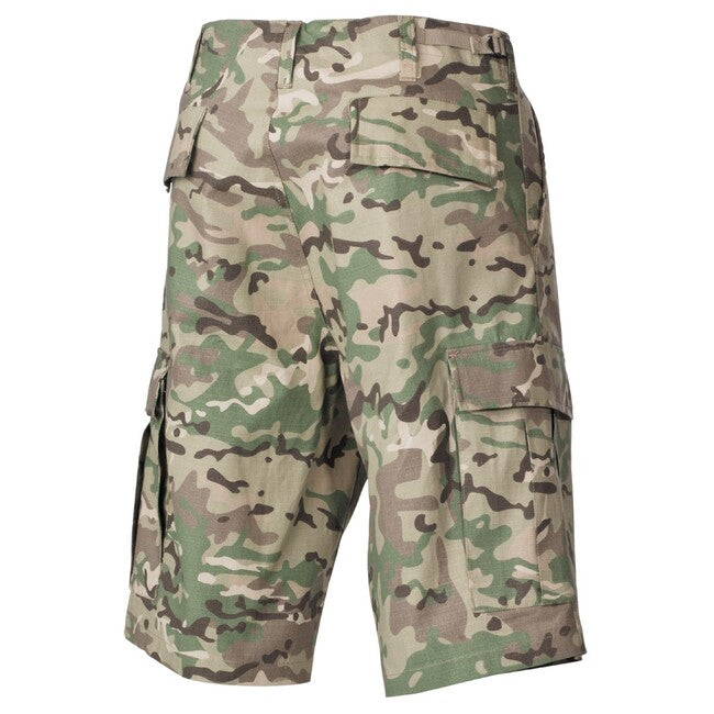 MFH BDU pantaloni scurți americani Rip stop, operation-camo