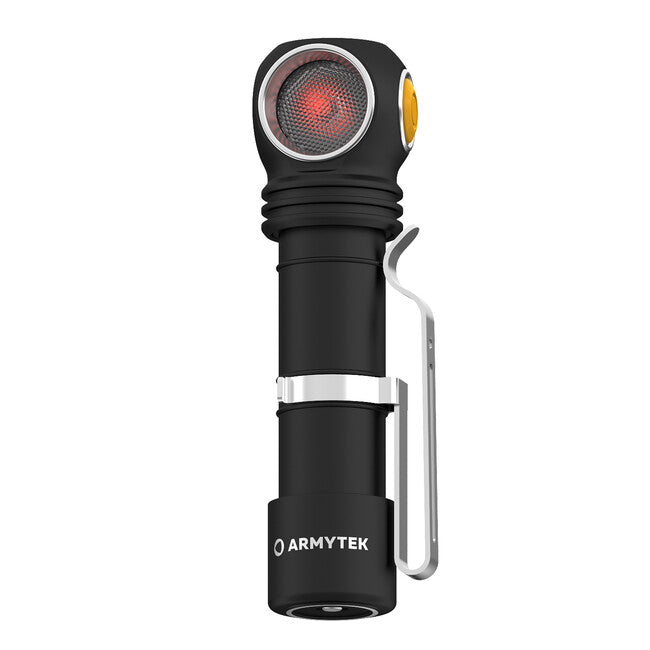 ArmyTek Wizard C2 WR lanternă frontală LED cu suport magnetic alimentare acumulator 1100 lm 3 h 65 g, White & Red