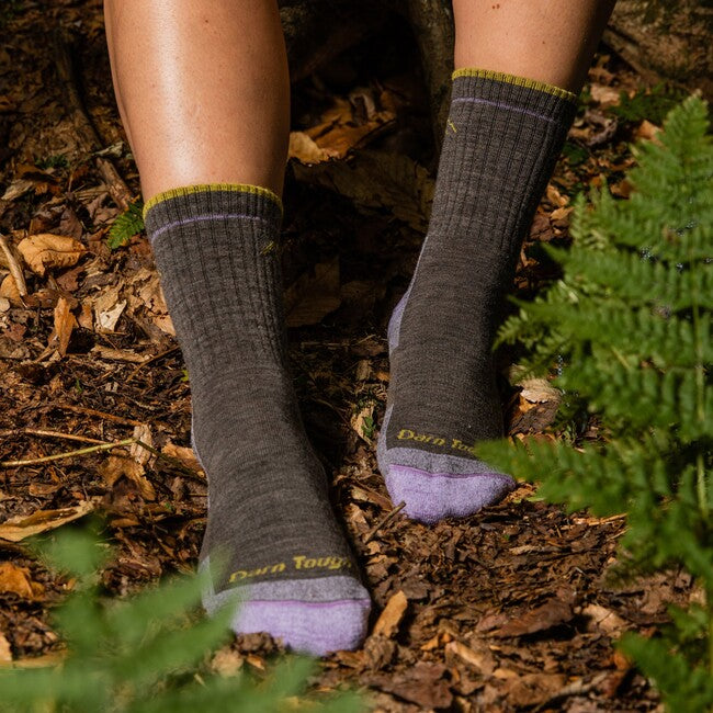 Darn Tough Hiker Micro Crew șosete mediu ușoare cu pernă, Taupe